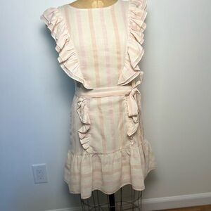 Storia “Vici Chelsea ruffle dress” medium with belt